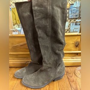 ⭐️ Bronx Brown Soft Suede women’s tall stylish brown boots 7.5 eu 38